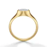 Pierścionek zaręczynowy z owalnym diamentem SBPZ_074